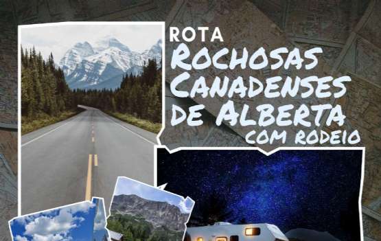 ROTA ROCHOSAS CANADENSES DE ALBERTA - Com rodeio (ATÉ 7 PESSOAS)