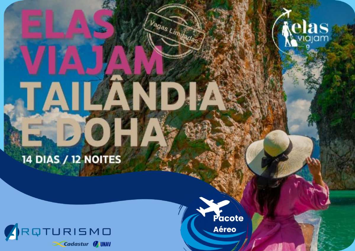 ELAS VIAJAM TAILÂNDIA E DOHA