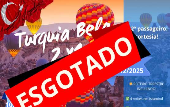 TURQUIA 2x1 – VIAJE EM DOBRO, PAGUE METADE! 
